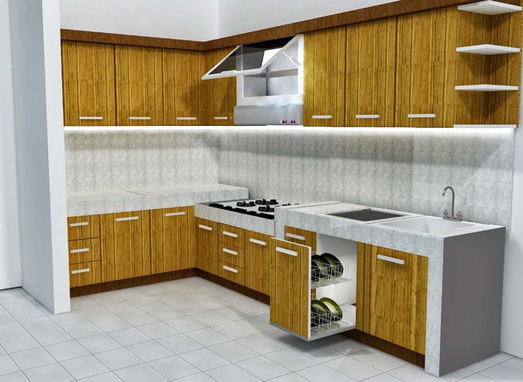 Gambar Bentuk Dapur Minimalis Terbaru - Desain Interior Exterior